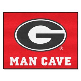 Georgia Man Cave All-Star Mat 33.75"x42.5"